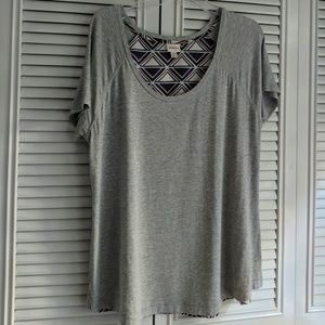 XL. Merona top. Pattern back.